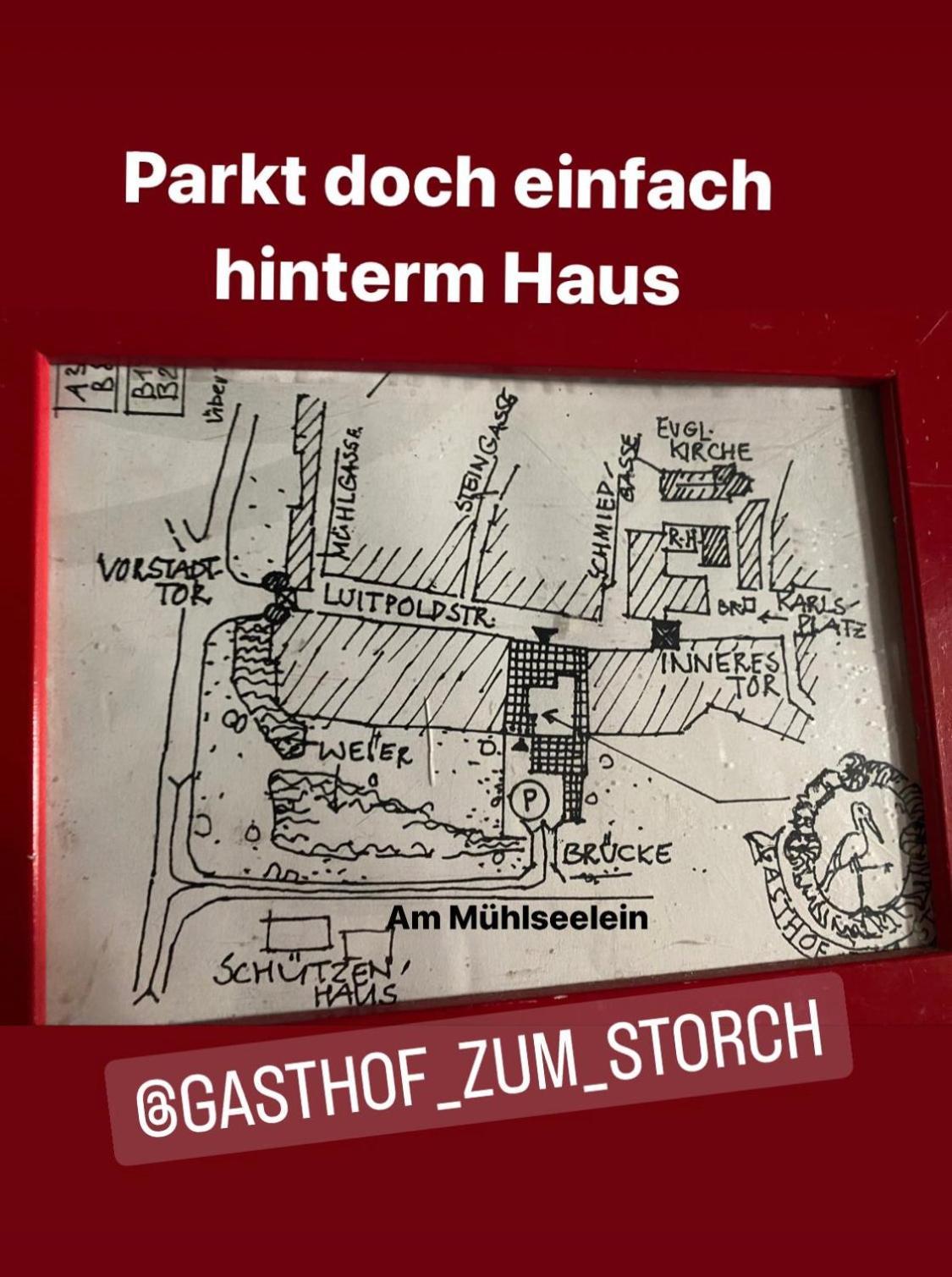 Gasthof Zum Storch Prichsenstadt Exterior photo